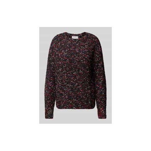 Sweter z dzianiny z czystej wiskozy z okrągłym dekoltem ze sklepu Peek&Cloppenburg  w kategorii Swetry damskie - zdjęcie 177847873