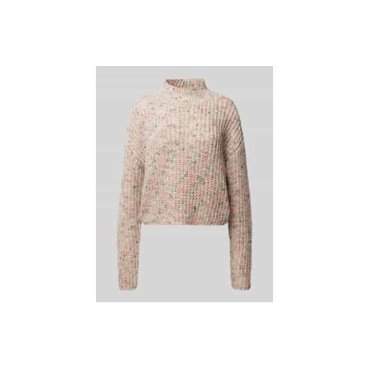 Sweter z dzianiny o kroju comfort fit z dodatkiem wełny z efektem wielokolorowego melanżu model ‘SPRINKLE’ ze sklepu Peek&Cloppenburg  w kategorii Swetry damskie - zdjęcie 177847924