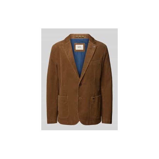 Marynarka sztruksowa o kroju regular fit z kołnierzem z połami ze sklepu Peek&Cloppenburg  w kategorii Marynarki męskie - zdjęcie 177848033