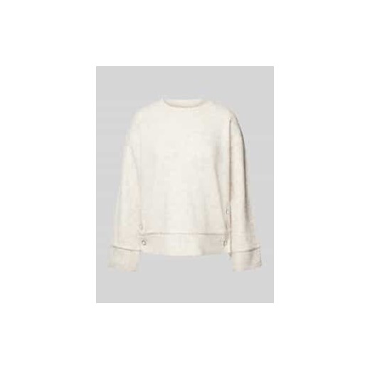 Sweter z dzianiny z prążkowanymi wykończeniami model ‘MULLE’ ze sklepu Peek&Cloppenburg  w kategorii Swetry damskie - zdjęcie 177848043