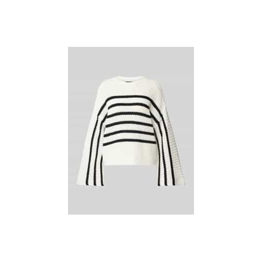 Sweter z dzianiny z rozkloszowanymi rękawami ze sklepu Peek&Cloppenburg  w kategorii Swetry damskie - zdjęcie 177848213