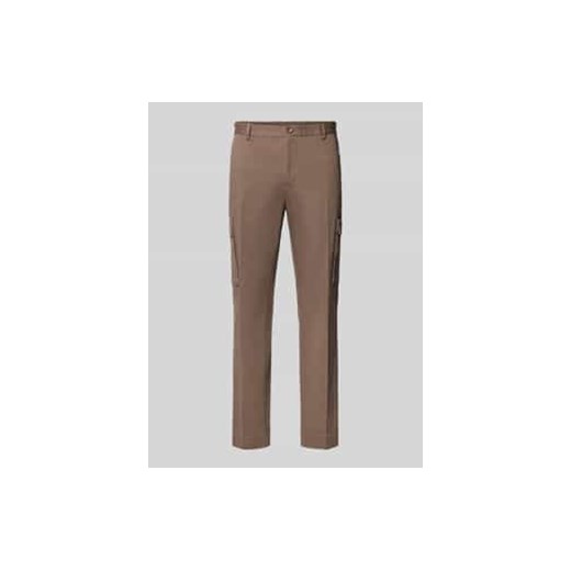 Spodnie cargo o kroju regular fit z kieszeniami cargo ze sklepu Peek&Cloppenburg  w kategorii Spodnie męskie - zdjęcie 177848261