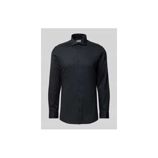 Koszula biznesowa o kroju slim fit z kołnierzykiem typu cutaway ze sklepu Peek&Cloppenburg  w kategorii Koszule męskie - zdjęcie 177848500