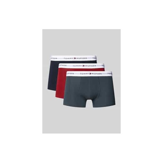 Obcisłe bokserki z elastycznym paskiem z logo w zestawie 3 szt. ze sklepu Peek&Cloppenburg  w kategorii Majtki męskie - zdjęcie 177848540