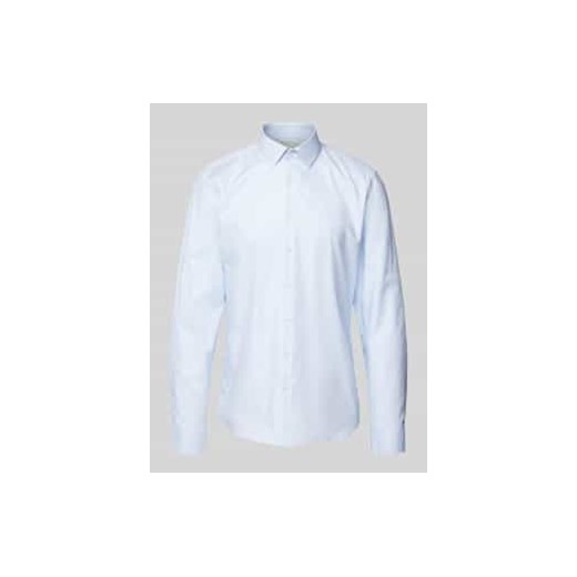 Koszula biznesowa o kroju slim fit z listwą guzikową model ‘Bari’ ze sklepu Peek&Cloppenburg  w kategorii Koszule męskie - zdjęcie 177848713