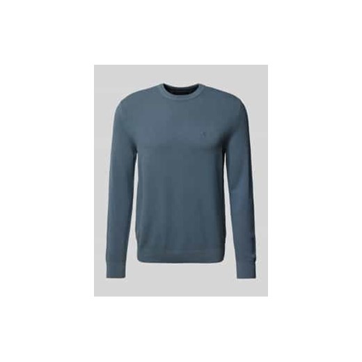 Sweter o kroju regular fit z czystej bawełny ze sklepu Peek&Cloppenburg  w kategorii Swetry męskie - zdjęcie 177848844