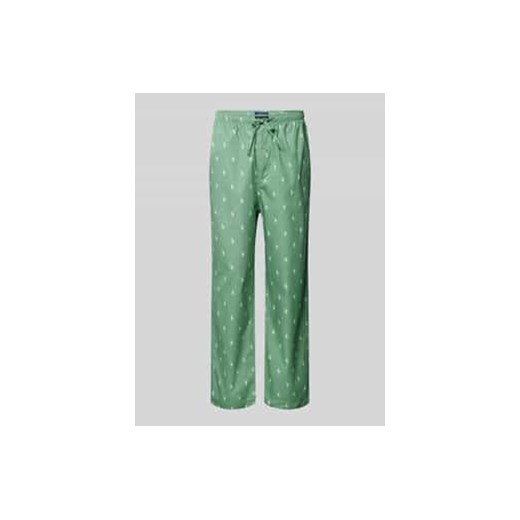 Spodnie od piżamy o kroju regular fit z naszywką z logo ze sklepu Peek&Cloppenburg  w kategorii Piżamy męskie - zdjęcie 177848931