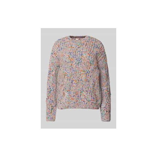 Sweter z dzianiny ze ściegiem warkoczowym model ‘Confetti’ ze sklepu Peek&Cloppenburg  w kategorii Swetry damskie - zdjęcie 177848932