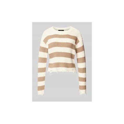 Sweter z długim rękawem i okrągłym dekoltem model ‘MERCER’ ze sklepu Peek&Cloppenburg  w kategorii Swetry damskie - zdjęcie 177849103