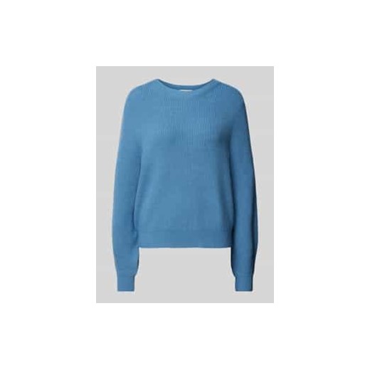 Sweter z dzianiny o kroju oversized z mieszanki wiskozy z okrągłym dekoltem ze sklepu Peek&Cloppenburg  w kategorii Swetry damskie - zdjęcie 177849140