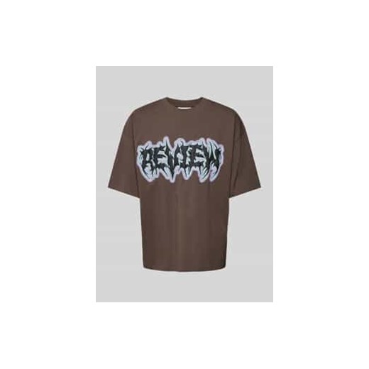 T-shirt z nadrukiem z logo ze sklepu Peek&Cloppenburg  w kategorii T-shirty męskie - zdjęcie 177849153