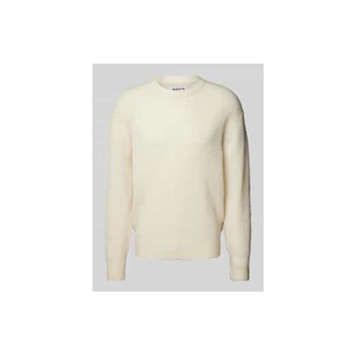 Sweter z dzianiny z okrągłym dekoltem ze sklepu Peek&Cloppenburg  w kategorii Swetry męskie - zdjęcie 177849283