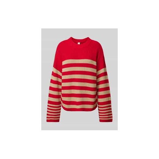 Sweter z dzianiny z okrągłym dekoltem model ‘YASRIGA’ ze sklepu Peek&Cloppenburg  w kategorii Swetry damskie - zdjęcie 177849342