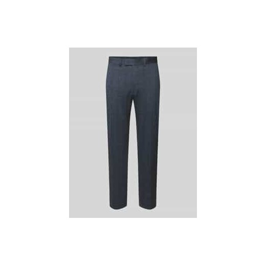 Spodnie do garnituru o kroju slim fit z kieszeniami z tyłu i dodatkiem wiskozy ze sklepu Peek&Cloppenburg  w kategorii Spodnie męskie - zdjęcie 177849380