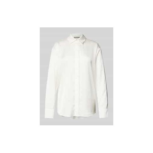 Bluzka o kroju regular fit z krytą listwą guzikową ze sklepu Peek&Cloppenburg  w kategorii Koszule damskie - zdjęcie 177849540