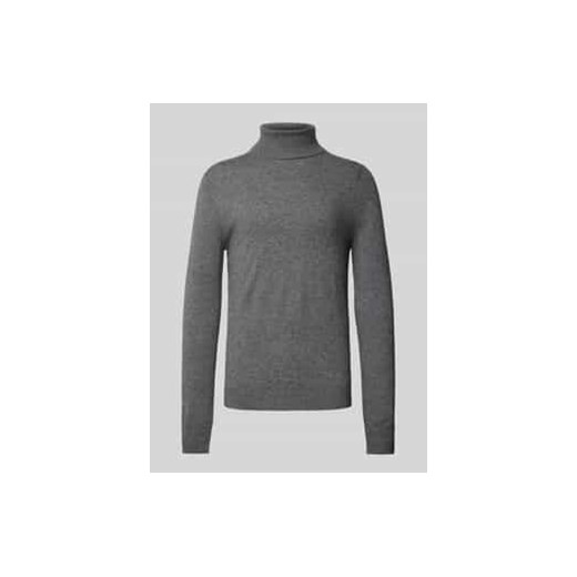 Sweter z dzianiny z golfem ze sklepu Peek&Cloppenburg  w kategorii Swetry męskie - zdjęcie 177849553
