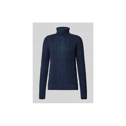 Sweter z dzianiny z wzorem warkocza ze sklepu Peek&Cloppenburg  w kategorii Swetry męskie - zdjęcie 177849632