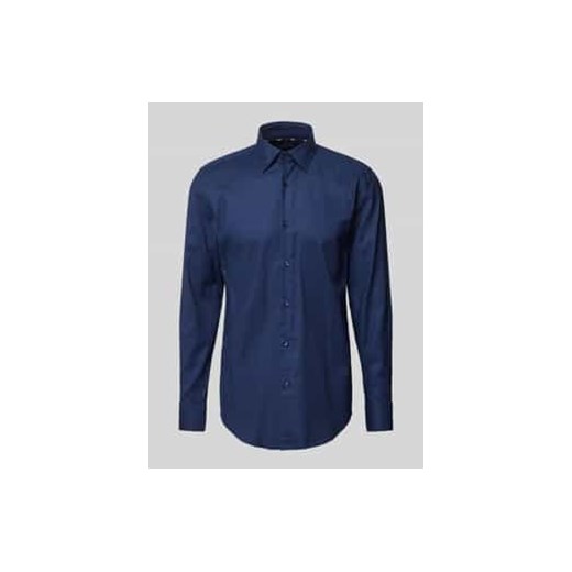 Koszula biznesowa o kroju slim fit z kołnierzykiem typu kent model ‘Hank’ ze sklepu Peek&Cloppenburg  w kategorii Koszule męskie - zdjęcie 177849682