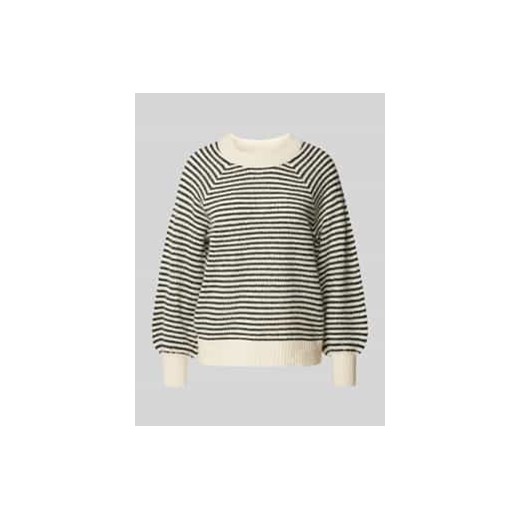 Sweter z dzianiny z okrągłym dekoltem model ‘SOFINA’ ze sklepu Peek&Cloppenburg  w kategorii Swetry damskie - zdjęcie 177849822