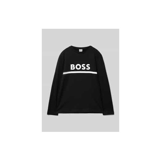 Bluzka z długim rękawem i nadrukiem z logo ze sklepu Peek&Cloppenburg  w kategorii T-shirty chłopięce - zdjęcie 177849950