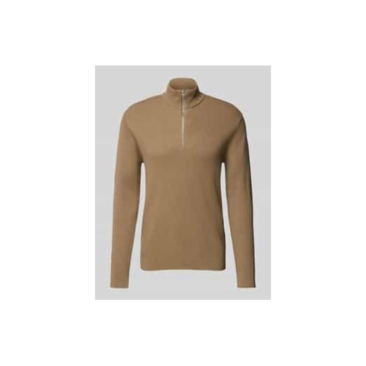 Sweter z dzianiny o kroju regular fit ze stójką model ‘PHIL’ ze sklepu Peek&Cloppenburg  w kategorii Swetry męskie - zdjęcie 177849981