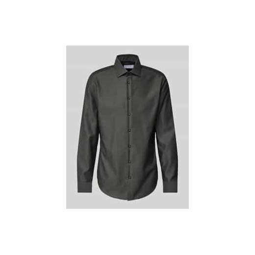 Koszula biznesowa o kroju regular fit z kołnierzykiem typu kent ze sklepu Peek&Cloppenburg  w kategorii Koszule męskie - zdjęcie 177850051