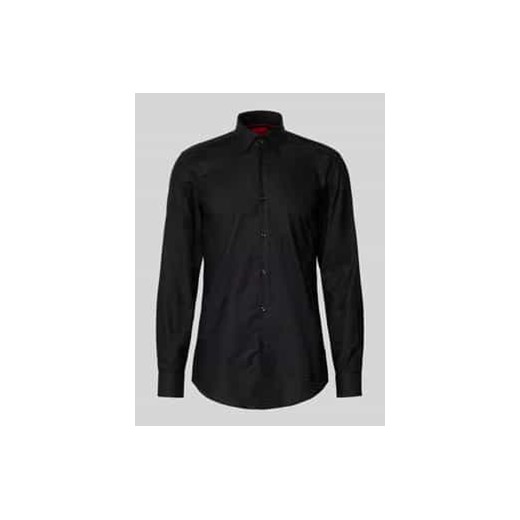 Koszula biznesowa o kroju slim fit z kołnierzykiem typu kent ze sklepu Peek&Cloppenburg  w kategorii Koszule męskie - zdjęcie 177850301