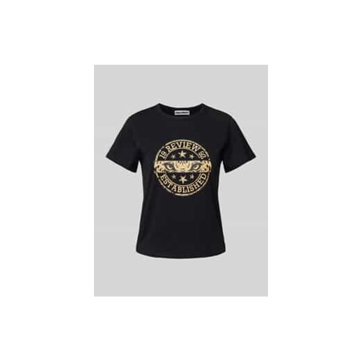 T-shirt z nadrukiem z logo ze sklepu Peek&Cloppenburg  w kategorii Bluzki damskie - zdjęcie 177850381