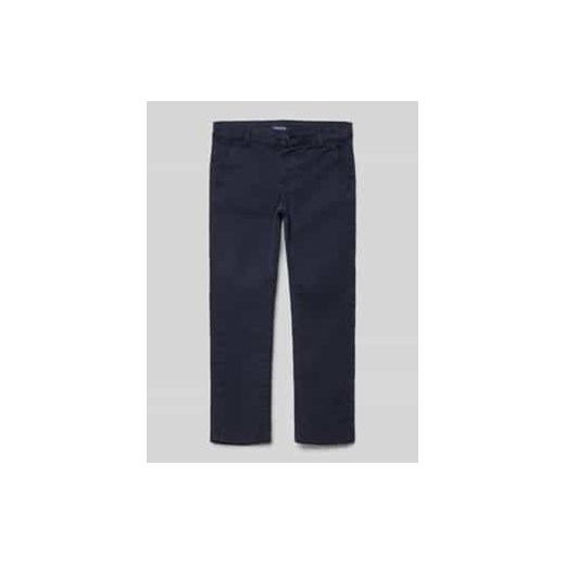 Chinosy o kroju regular fit z wpuszczanymi kieszeniami ze sklepu Peek&Cloppenburg  w kategorii Spodnie chłopięce - zdjęcie 177850414
