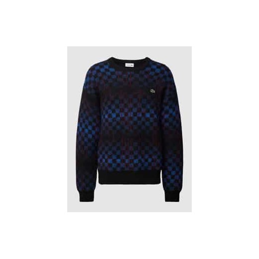 Sweter wełniany ze wzorem na całej powierzchni ze sklepu Peek&Cloppenburg  w kategorii Swetry męskie - zdjęcie 177850464