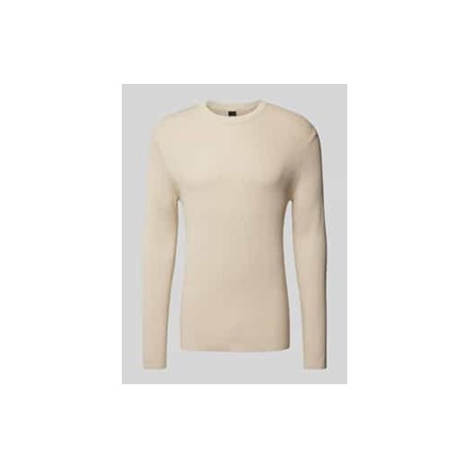 Sweter z dzianiny z okrągłym dekoltem model ‘PHIL’ ze sklepu Peek&Cloppenburg  w kategorii Swetry męskie - zdjęcie 177850521