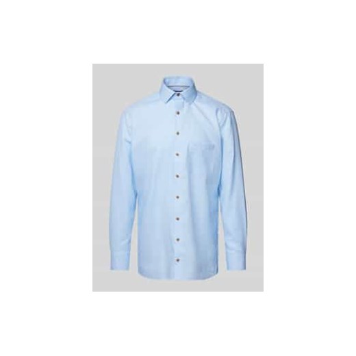 Koszula biznesowa o kroju regular fit z kołnierzykiem typu kent ze sklepu Peek&Cloppenburg  w kategorii Koszule męskie - zdjęcie 177850621