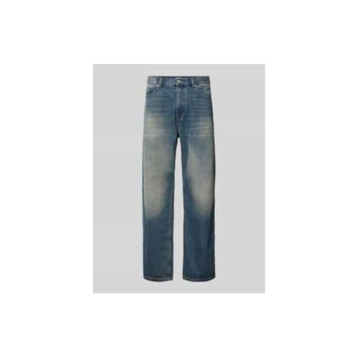 Jeansy o kroju baggy fit z 5 kieszeniami i dodatkiem wiskozy ze sklepu Peek&Cloppenburg  w kategorii Jeansy męskie - zdjęcie 177850652
