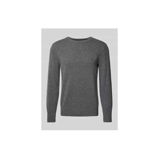Sweter z dzianiny o kroju regular fit z miękkiej mieszanki bawełny i żywej wełny ze sklepu Peek&Cloppenburg  w kategorii Swetry męskie - zdjęcie 177850680
