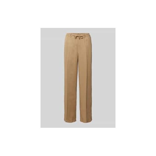Spodnie materiałowe o kroju regular fit z tunelem model ‘Maine’ ze sklepu Peek&Cloppenburg  w kategorii Spodnie damskie - zdjęcie 177850683