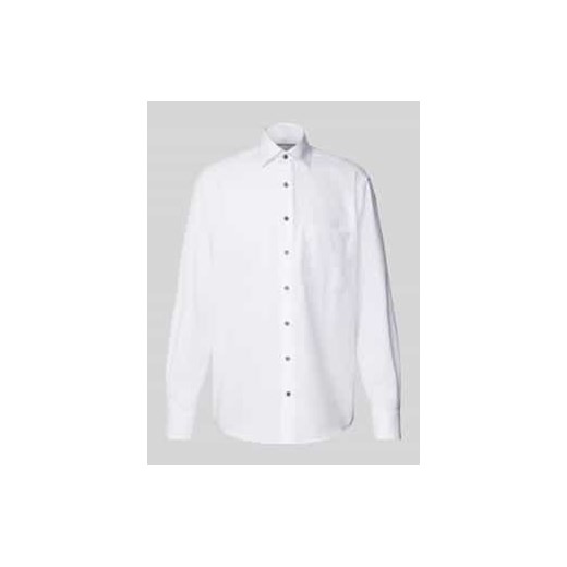 Koszula biznesowa o kroju comfort fit z kołnierzykiem typu kent ze sklepu Peek&Cloppenburg  w kategorii Koszule męskie - zdjęcie 177850693