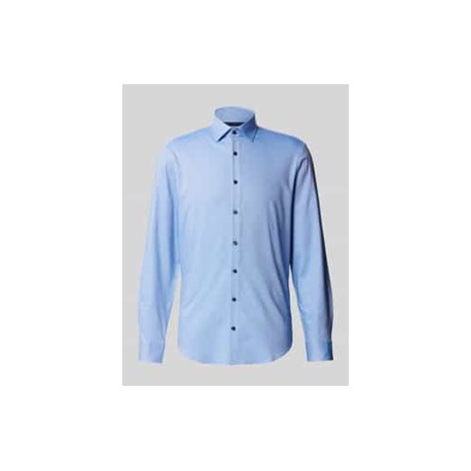 Koszula biznesowa o kroju slim fit z kołnierzykiem typu kent ze sklepu Peek&Cloppenburg  w kategorii Koszule męskie - zdjęcie 177850811