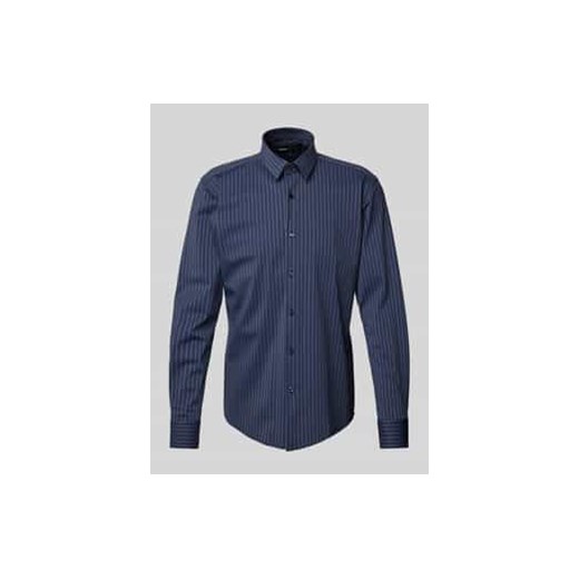 Koszula biznesowa o kroju slim fit z listwą guzikową ze sklepu Peek&Cloppenburg  w kategorii Koszule męskie - zdjęcie 177850994