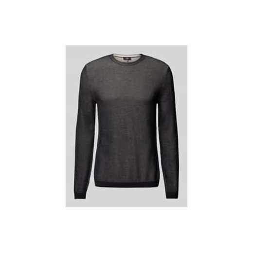 Sweter z dzianiny z okrągłym dekoltem model ‘Basti’ ze sklepu Peek&Cloppenburg  w kategorii Swetry męskie - zdjęcie 177851100