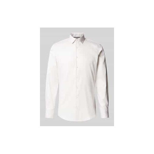 Koszula biznesowa o kroju slim fit z kołnierzykiem typu kent ze sklepu Peek&Cloppenburg  w kategorii Koszule męskie - zdjęcie 177851162