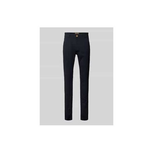 Spodnie o kroju slim fit z wpuszczanymi kieszeniami i kieszeniami z tyłu model ‘NATAN’ ze sklepu Peek&Cloppenburg  w kategorii Spodnie męskie - zdjęcie 177851190