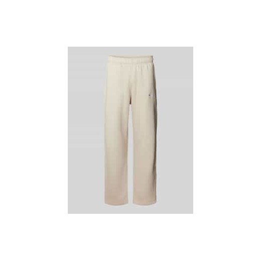 Spodnie dresowe o kroju straight fit z wyhaftowanym logo ze sklepu Peek&Cloppenburg  w kategorii Spodnie męskie - zdjęcie 177851500