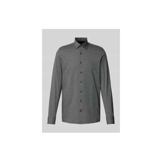 Koszula biznesowa o kroju modern fit z listwą guzikową ze sklepu Peek&Cloppenburg  w kategorii Koszule męskie - zdjęcie 177851803