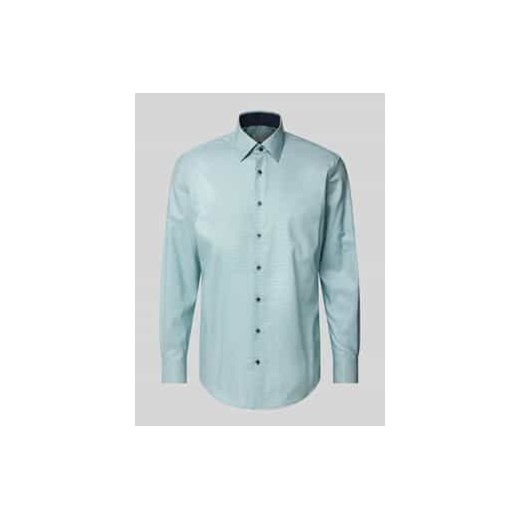 Koszula biznesowa o kroju modern fit z listwą guzikową ze sklepu Peek&Cloppenburg  w kategorii Koszule męskie - zdjęcie 177852074