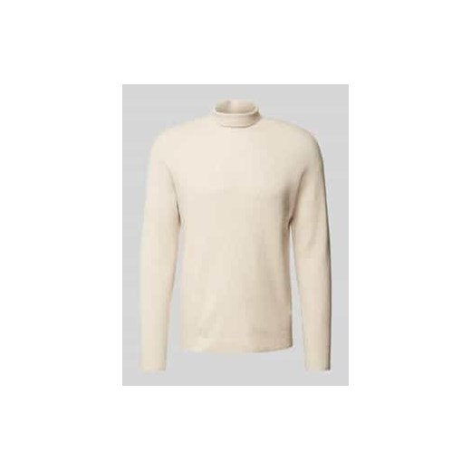 Sweter z dzianiny z golfem model ‘MASON’ ze sklepu Peek&Cloppenburg  w kategorii Swetry męskie - zdjęcie 177852162