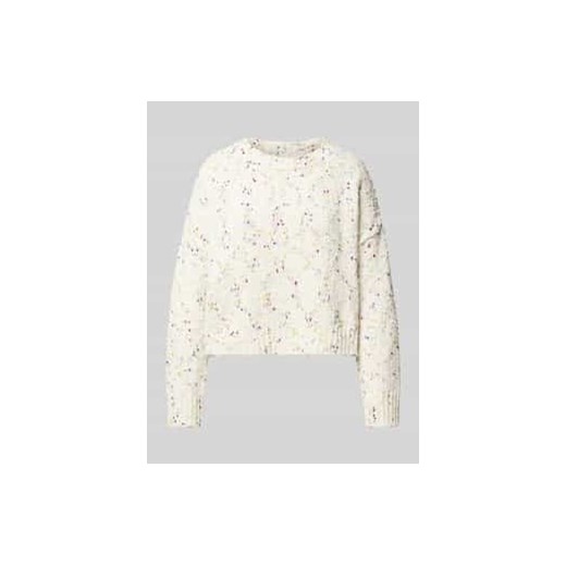Sweter z dzianiny z okrągłym dekoltem model ‘GRACIE’ ze sklepu Peek&Cloppenburg  w kategorii Swetry damskie - zdjęcie 177852312