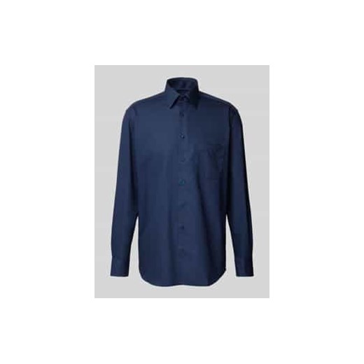 Koszula biznesowa o kroju regular fit z kołnierzykiem typu kent ze sklepu Peek&Cloppenburg  w kategorii Koszule męskie - zdjęcie 177852503