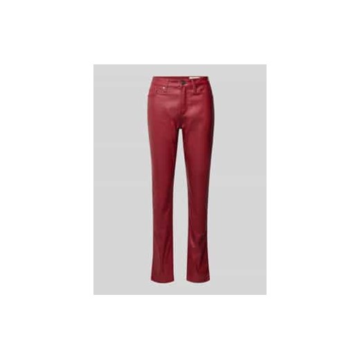 Jeansy z wąską nogawką o kroju slim fit z bawełny model ‘BETSY’ ze sklepu Peek&Cloppenburg  w kategorii Jeansy damskie - zdjęcie 177852572