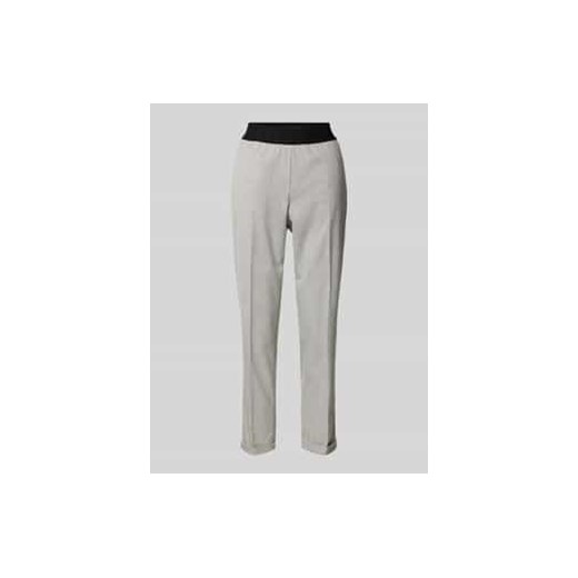Spodnie materiałowe o kroju tapered fit w kant model ‘Maron’ ze sklepu Peek&Cloppenburg  w kategorii Spodnie damskie - zdjęcie 177852594