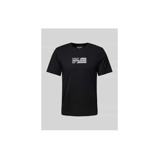 T-shirt z nadrukiem z logo model ‘CORP’ ze sklepu Peek&Cloppenburg  w kategorii T-shirty męskie - zdjęcie 177852694